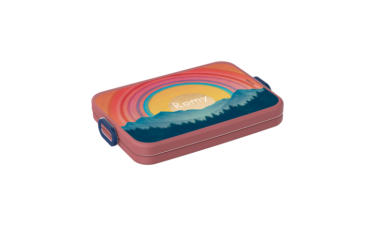 Ontwerp je eigen lunchbox Take a Break flat - Regenboog