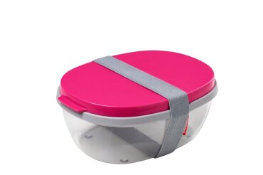 Salatbox Ellipse - Pink | Mepal