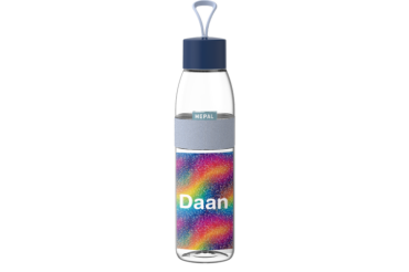 Ontwerp je eigen waterfles Ellipse 500 ml - Regenboog