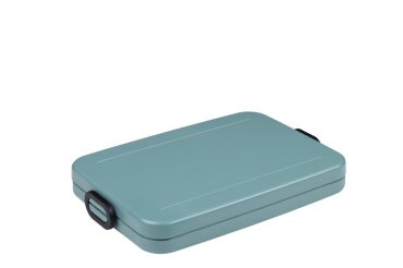 totaal benzine briefpapier Lunchbox Take a Break flat - Nordic green | Mepal