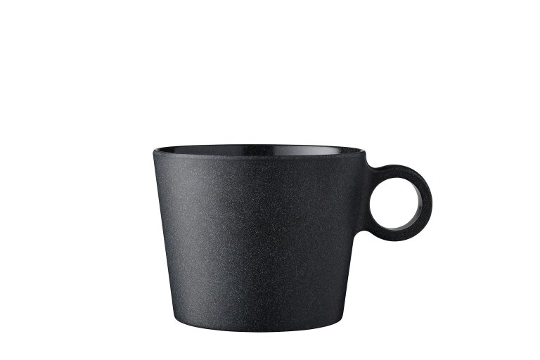 duim Aanpassen Verdorde cappuccino mug bloom 375 ml / 13 oz - pebble black | Mepal