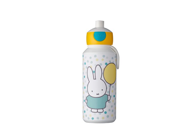 Azijn over recorder Drinking bottle Pop-up Campus 400 ml / 14 oz – Miffy Confetti | Mepal
