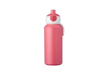 drinking bottle pop-up campus 400 14 oz - pink | Mepal